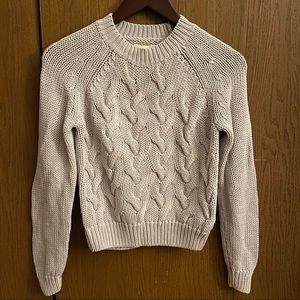 ROLLA’S Crew Neck Cable Knit Sweater